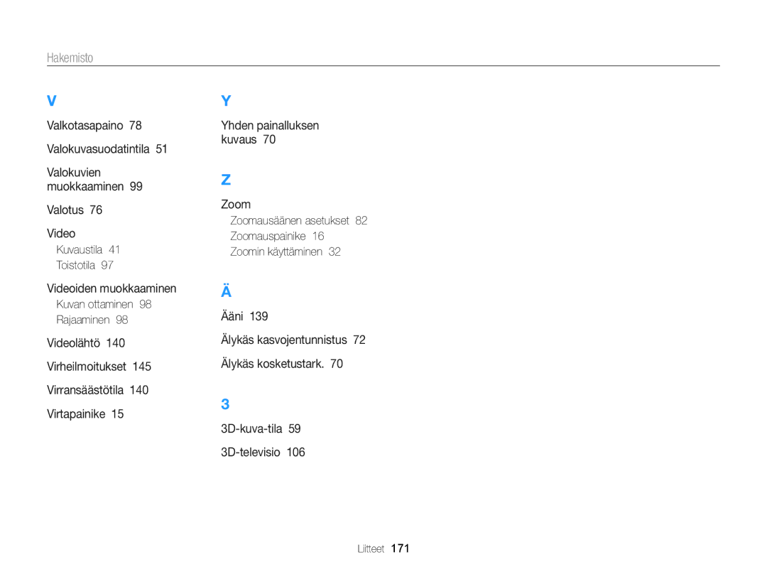 Samsung EC-MV900FBPBE2, EC-MV900FBPWE2 manual Kuvan ottaminen Rajaaminen 