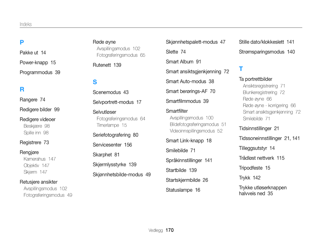 Samsung EC-MV900FBPWE2, EC-MV900FBPBE2 Beskjære Spille inn, Kamerahus Objektiv Skjerm, Fotograferingsmodus 64 Timerlampe 