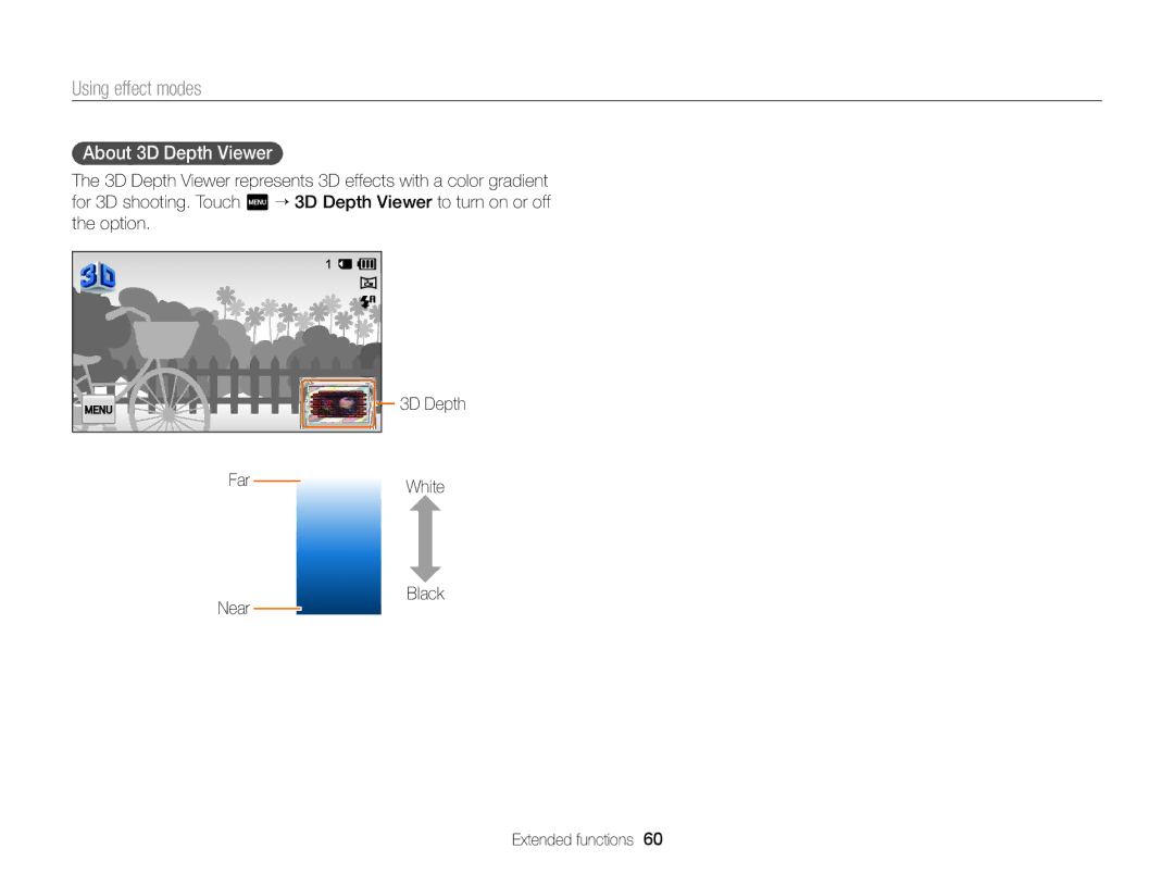 Samsung EC-MV900FBPBCA-W, EC-MV900FBPBUS appendix About 3D Depth Viewer 