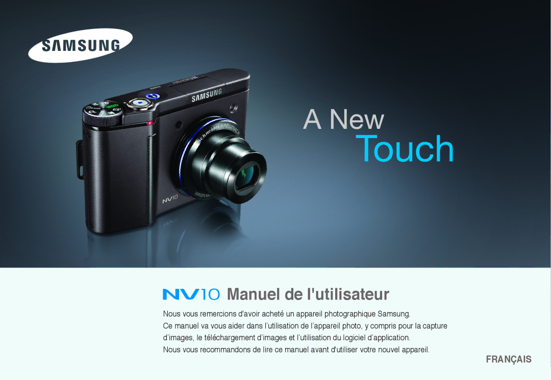 Samsung EC-NV10ZBBL/E1, EC-NV10ZBBD/FR, EC-NV10ZBBC/FR, EC-NV10ZBBB/FR, EC-NV10ZBBW/E1 manual Manuel de lutilisateur 