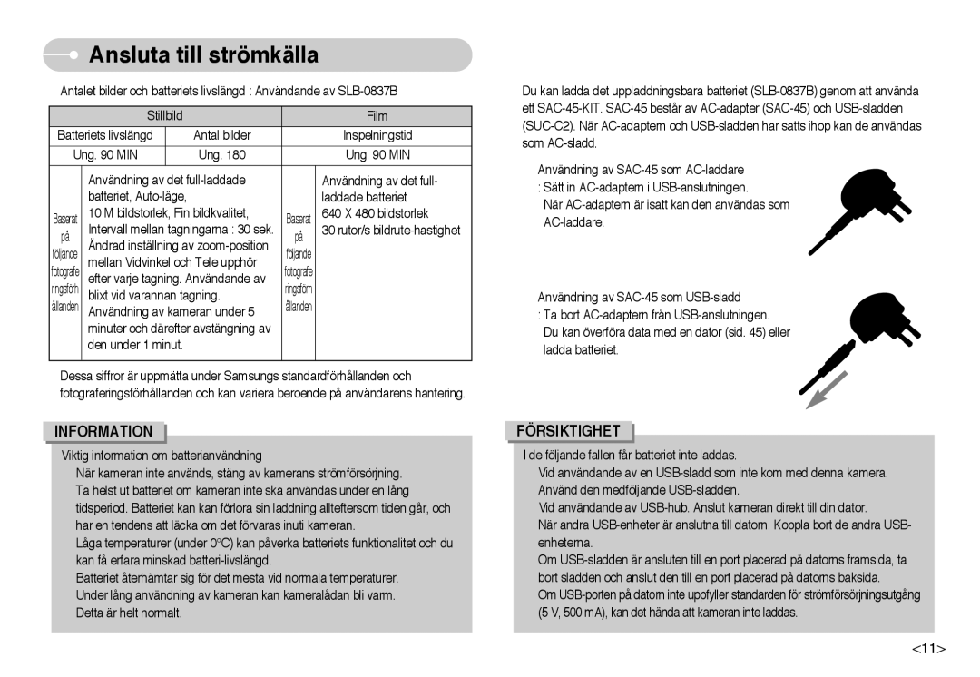 Samsung EC-NV10ZBBA/FI, EC-NV10ZBBL/E1, EC-NV10ZBBC/E2, EC-NV10ZBBB/E2, EC-NV10ZBBD/E2, EC-NV10ZBBF/E2 manual Information 