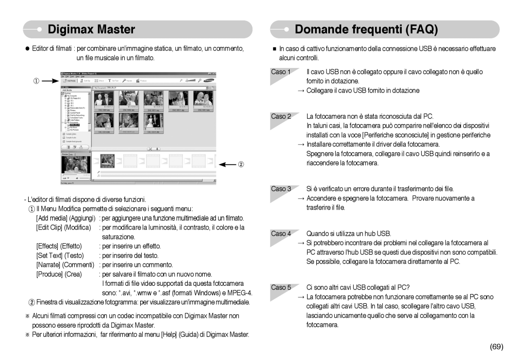 Samsung EC-NV10ZBBC/IT, EC-NV10ZBBL/E1, EC-NV10ZBBD/E1, EC-NV10ZBBC/E2, EC-NV10ZBBB/IT, EC-NV10ZBBA/IT Domande frequenti FAQ 