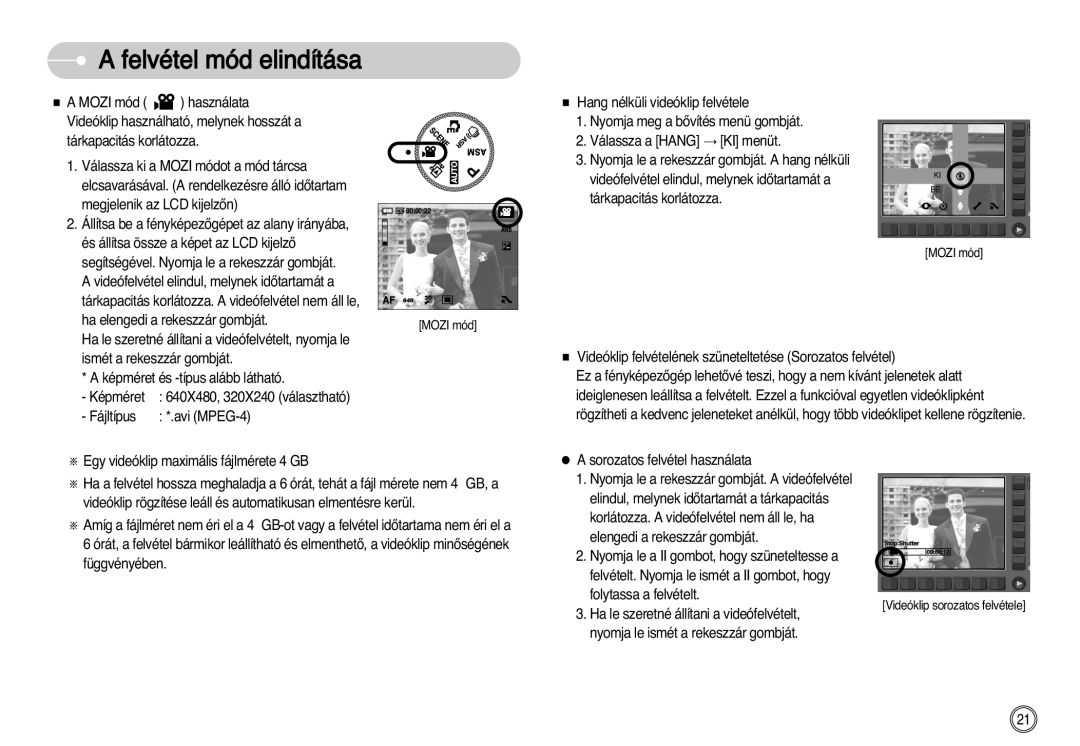 Samsung EC-NV11ZBBA/E1, EC-NV11ZBBA/FR, EC-NV11ZBDA/DE, EC-NV11ZBBC/E2, EC-NV11ZBBB/E2 manual Ismét a rekeszzár gombját 