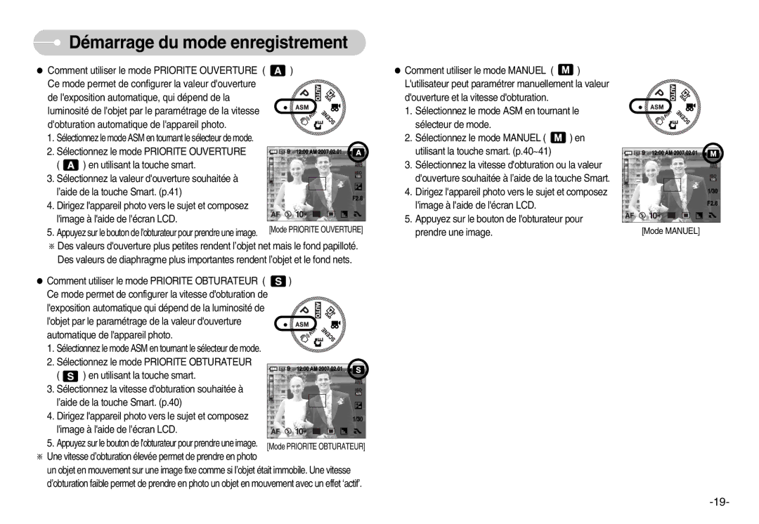 Samsung EC-NV11ZBDA/E3, EC-NV11ZBBA/FR, EC-NV11ZBDA/DE manual Une vitesse d’obturation élevée permet de prendre en photo 