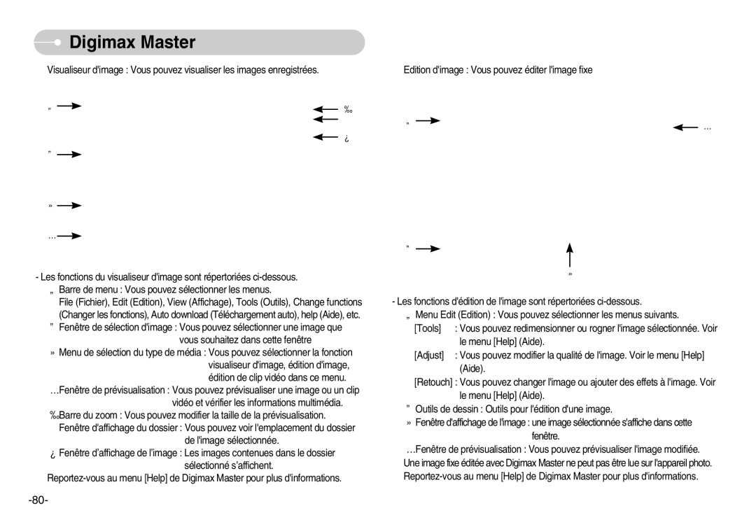 Samsung EC-NV11ZBBA/FR, EC-NV11ZBDA/DE, EC-NV11ZBDA/E3 manual Digimax Master 