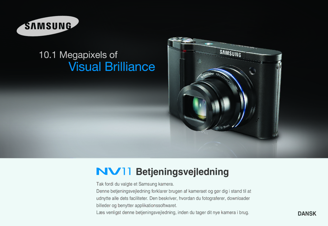 Samsung EC-NV11ZBBC/E2, EC-NV11ZBDA/DE, EC-NV11ZBBB/E2 manual Betjeningsvejledning 