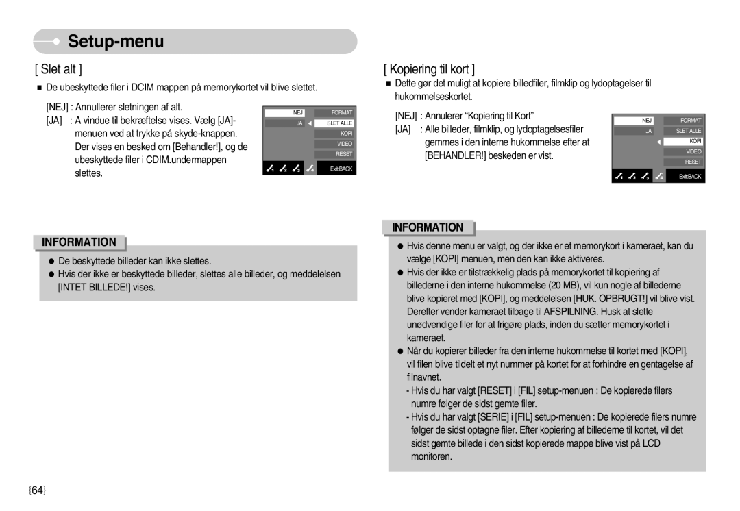 Samsung EC-NV11ZBBB/E2, EC-NV11ZBDA/DE, EC-NV11ZBBC/E2 manual Slet alt 