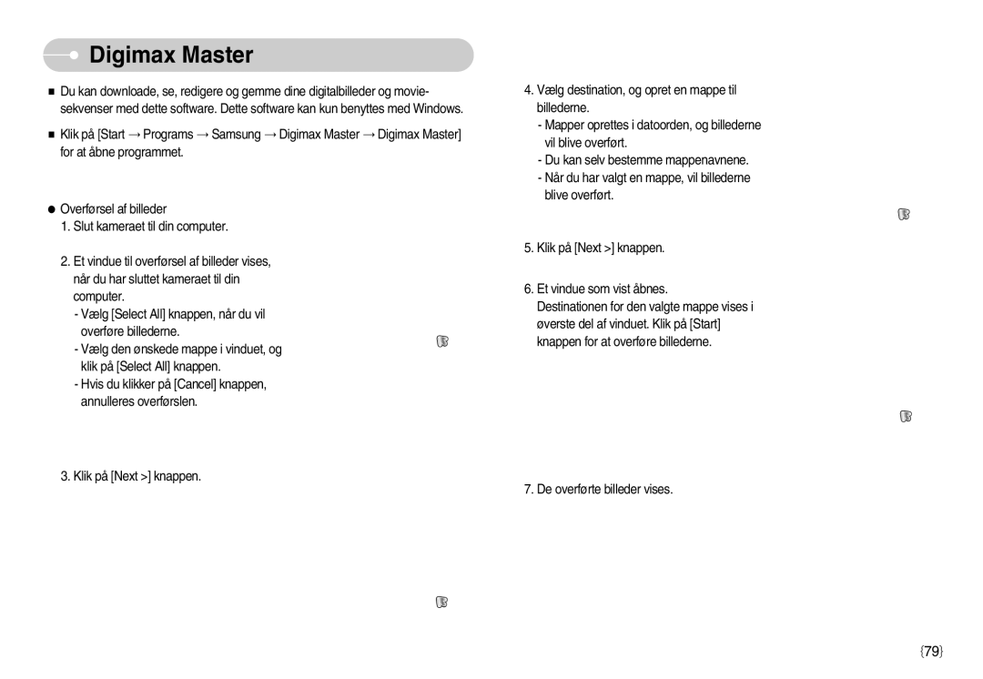 Samsung EC-NV11ZBBB/E2, EC-NV11ZBDA/DE, EC-NV11ZBBC/E2 manual Digimax Master 