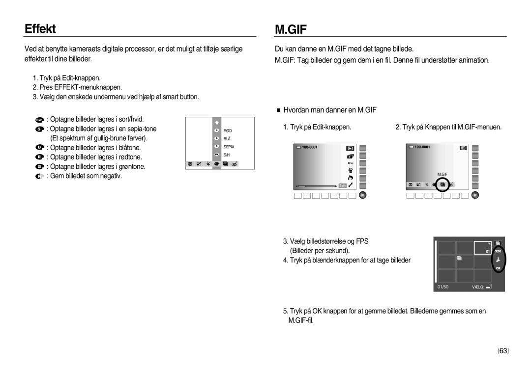 Samsung EC-NV15ZSBA/E2, EC-NV15ZBBA/E2, EC-NV15ZSDA/E3 manual Gif 