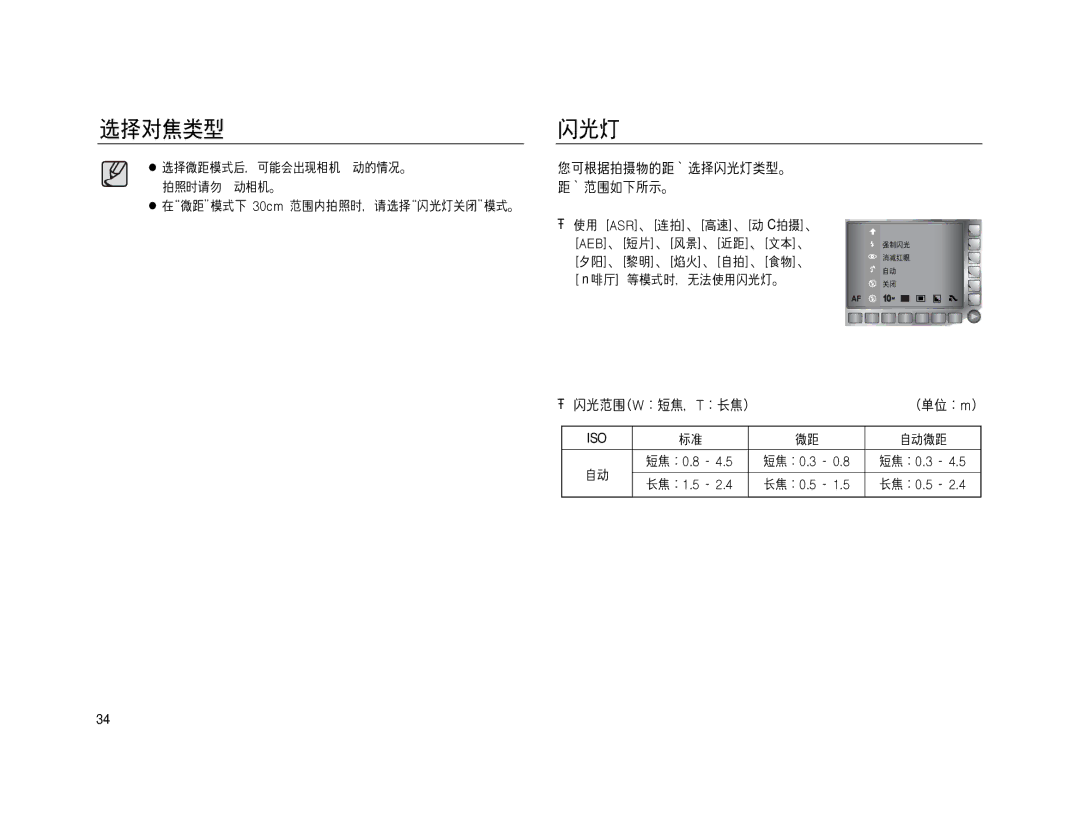 Samsung EC-NV15ZBBA/E1, EC-NV15ZSBA/E1, EC-NV15ZBBA/E2, EC-NV15ZSBA/E2, EC-NV15ZSDA/E3, EC-NV15ZBDA/E3, EC-NV15ZBBB/E1 manual Iso 