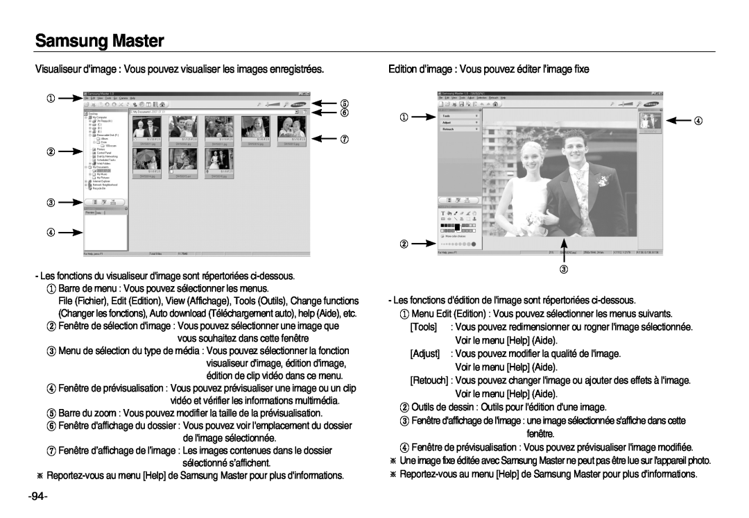 Samsung EC-NV15ZBDA/E3, EC-NV15ZSBA/E1 Visualiseur dimage Vous pouvez visualiser les images enregistrées, Samsung Master 