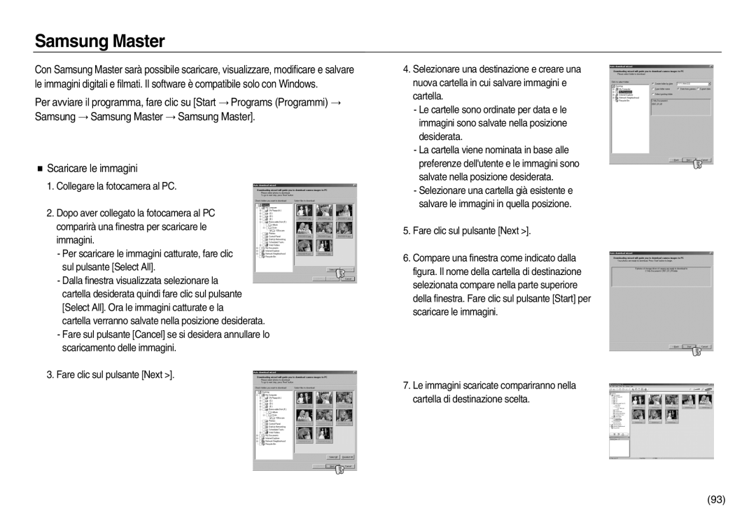 Samsung EC-NV20ZBBA/IT, EC-NV20ZSBA/E1, EC-NV20ZBBA/E3, EC-NV20ZBBA/E1, EC-NV20ZSBA/IT manual Samsung Master 