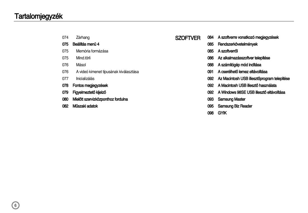 Samsung EC-NV20ZSBA/IT, EC-NV20ZSBA/FR, EC-NV20ZBBA/FR, EC-NV20ZSBA/E1, EC-NV20ZBBA/E3, EC-NV20ZBBA/E1, EC-NV20ZBBA/E2 Gyik 