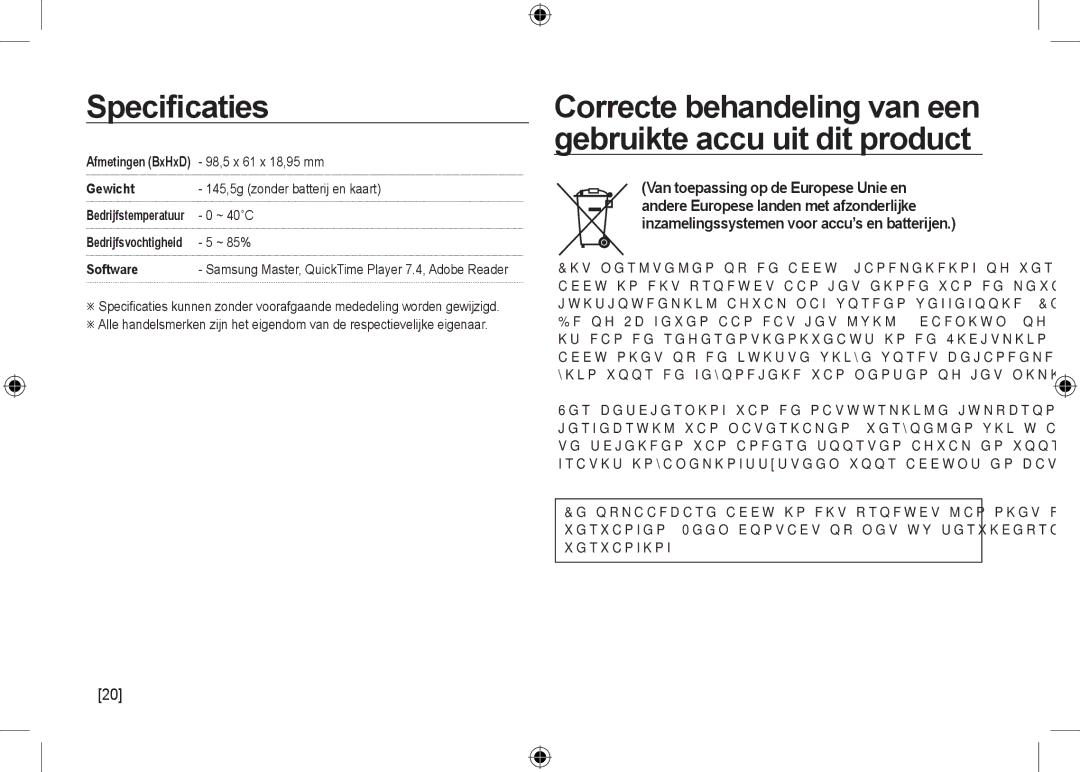 Samsung EC-NV24HSBB/IT, EC-NV24HBBA/E3, EC-NV24HBBB/FR, EC-NV24HBBA/E2 98,5 x 61 x 18,95 mm, 145,5g zonder batterij en kaart 