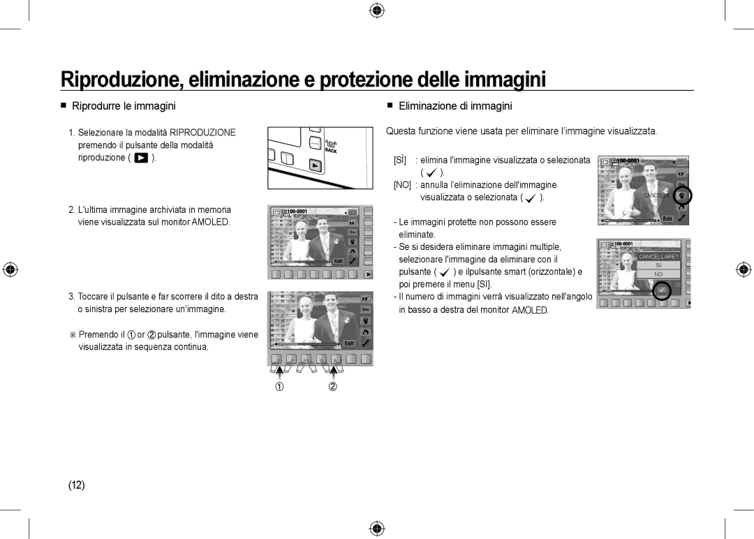 Samsung EC-NV24HBBE/AS, EC-NV24HBBA/E3 Riproduzione, eliminazione e protezione delle immagini,  Riprodurre le immagini 