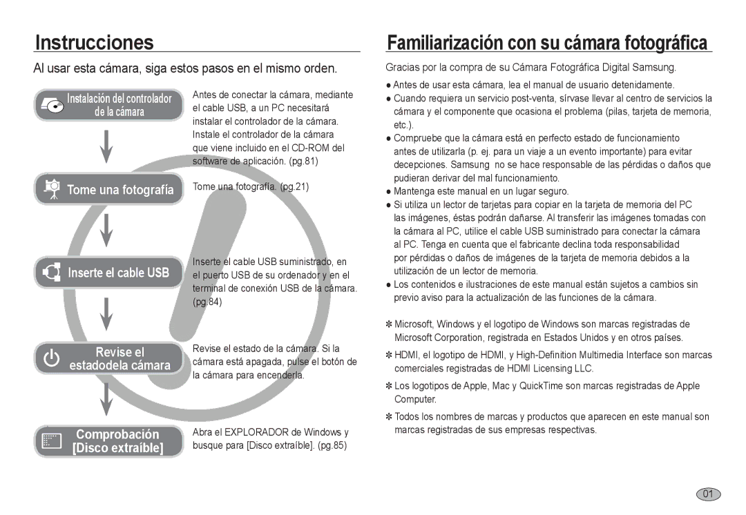 Samsung EC-NV24HSBB/E1, EC-NV24HBBA/E3, EC-NV24HSBA/E3 Instrucciones, Mantenga este manual en un lugar seguro 