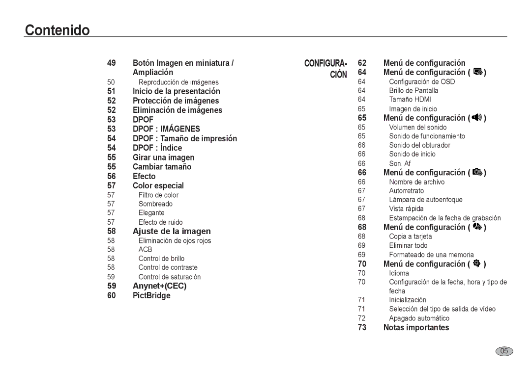 Samsung EC-NV24HBBA/E1, EC-NV24HBBA/E3, EC-NV24HSBA/E3, EC-NV24HSBB/E1, EC-NV24HBBB/E1, EC-NV24HSBA/E1, EC-NV24HBBC/E1 manual Acb 