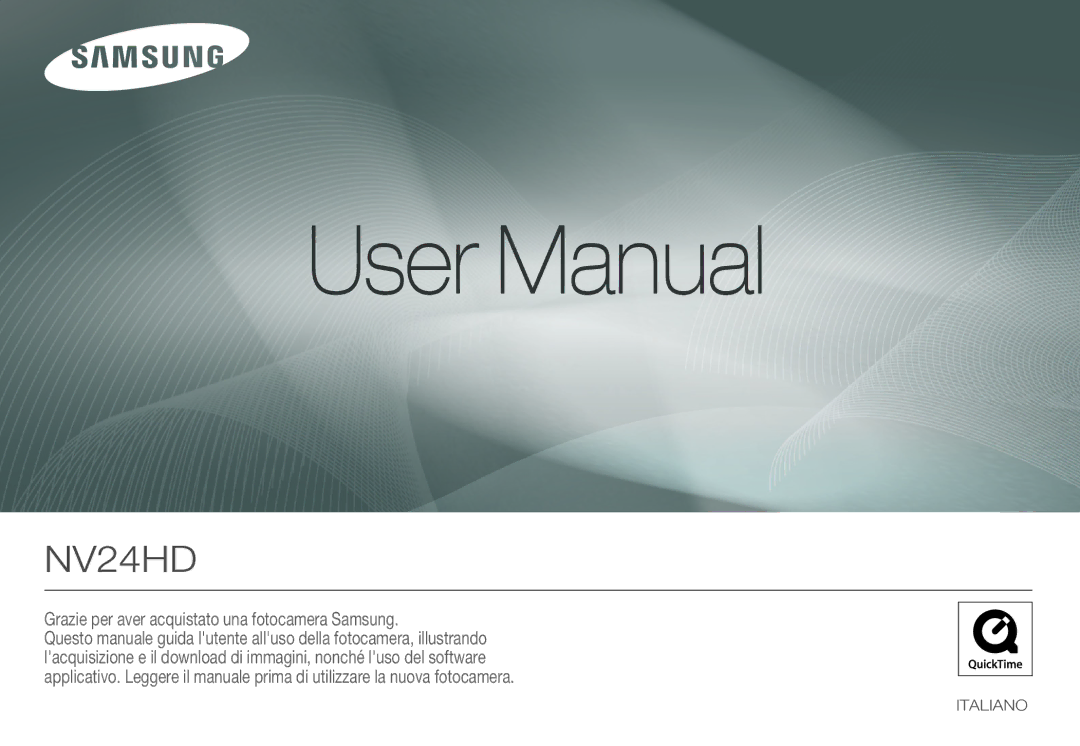 Samsung EC-NV24HSBA/E3, EC-NV24HBBA/E3, EC-NV24HSBB/E1 manual Razie PER Averpacquistato UNA FOTOCAMERAI3AMSUNG 