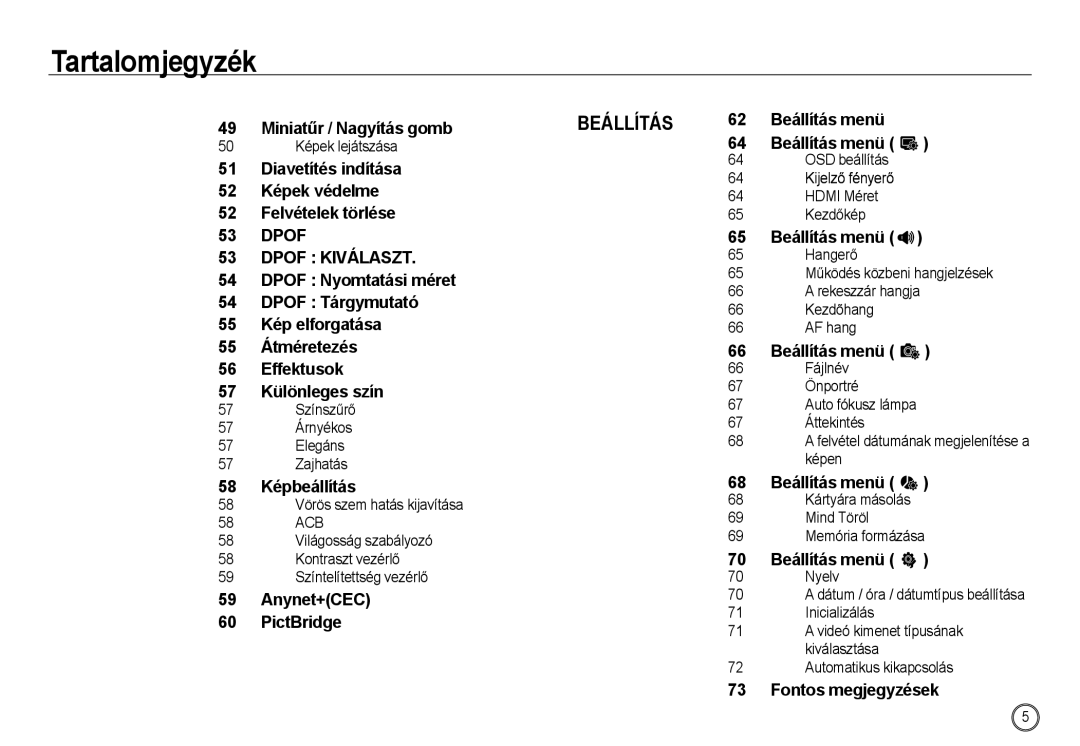 Samsung EC-NV24HBBC/E1, EC-NV24HBBA/E3, EC-NV24HSBA/FR, EC-NV24HSBA/E3, EC-NV24HBBA/FR, EC-NV24HBBC/IT, EC-NV24HBBB/IT manual Acb 