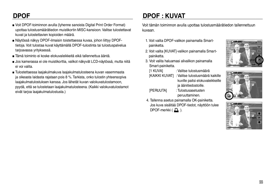 Samsung EC-NV30ZSBA/E2, EC-NV30ZSDA/E3, EC-NV30ZBBA/E2, EC-NV30ZBDA/E3 manual Peruuta 