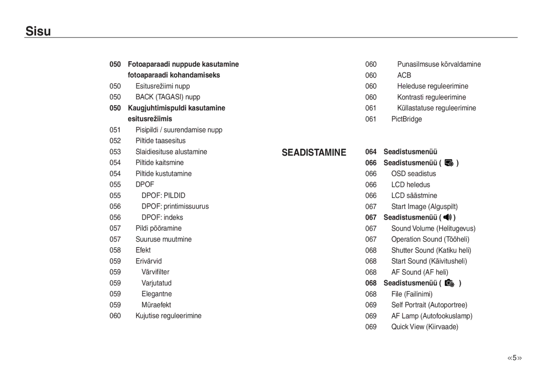 Samsung EC-NV30ZSBA/RU, EC-NV30ZBBA/RU manual Dpof Pildid, Acb 