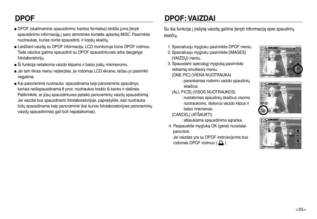 Samsung EC-NV30ZSBA/RU, EC-NV30ZBBA/RU manual ONE PIC Viena Nuotrauka, ALL Pics Visos Nuotraukos 