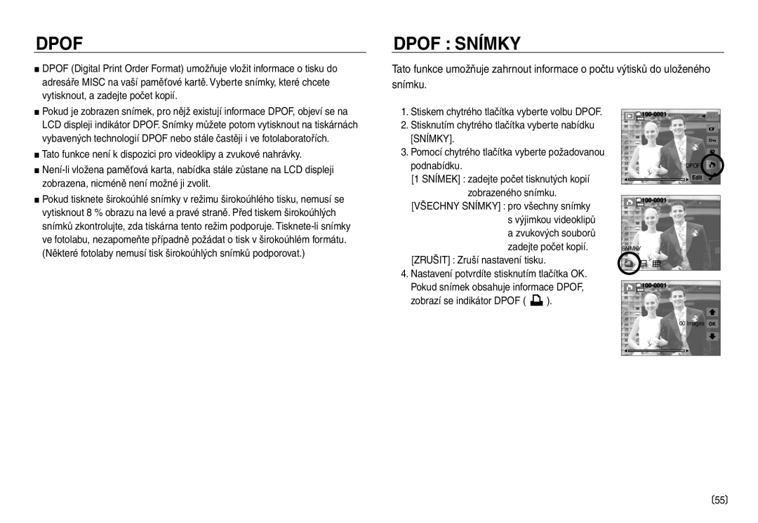 Samsung EC-NV30ZSDA/E3, EC-NV30ZBDA/E3 manual Vytisknout, a zadejte počet kopií, Zobrazena, nicméně není možné ji zvolit 