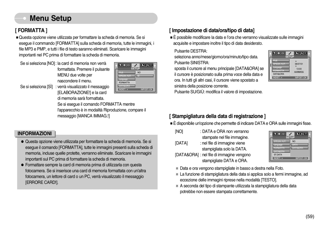 Samsung EC-NV3ZZBBB/IT, EC-NV3ZZBBC/E2, EC-NV3ZZSBA/E1, EC-NV3ZZBBD/E1, EC-NV3ZZSBA/DE, EC-NV3ZZSBA/IT, EC-NV3ZZBBJ/E1 Formatta 