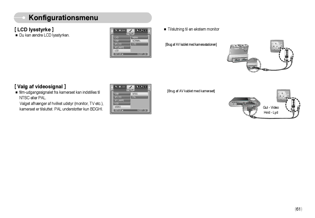 Samsung EC-NV3ZZBBF/E2, EC-NV3ZZBBC/E2, EC-NV3ZZSBA/E1, EC-NV3ZZSBA/DE, EC-NV3ZZBBB/E2, EC-NV3ZZBBG/E2 manual LCD lysstyrke 