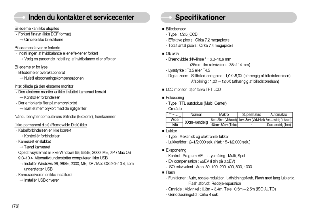 Samsung EC-NV3ZZBBA/FI, EC-NV3ZZBBC/E2, EC-NV3ZZSBA/E1, EC-NV3ZZSBA/DE, EC-NV3ZZBBB/E2, EC-NV3ZZBBG/E2 manual Specifikationer 