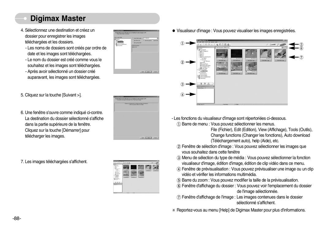 Samsung EC-NV3ZZSBA/DE, EC-NV3ZZSAA, EC-NV3ZZBBC/E2, EC-NV3ZZSBA/E1, EC-NV3ZZBBD/E1, EC-NV3ZZBBA/FR manual Digimax Master 