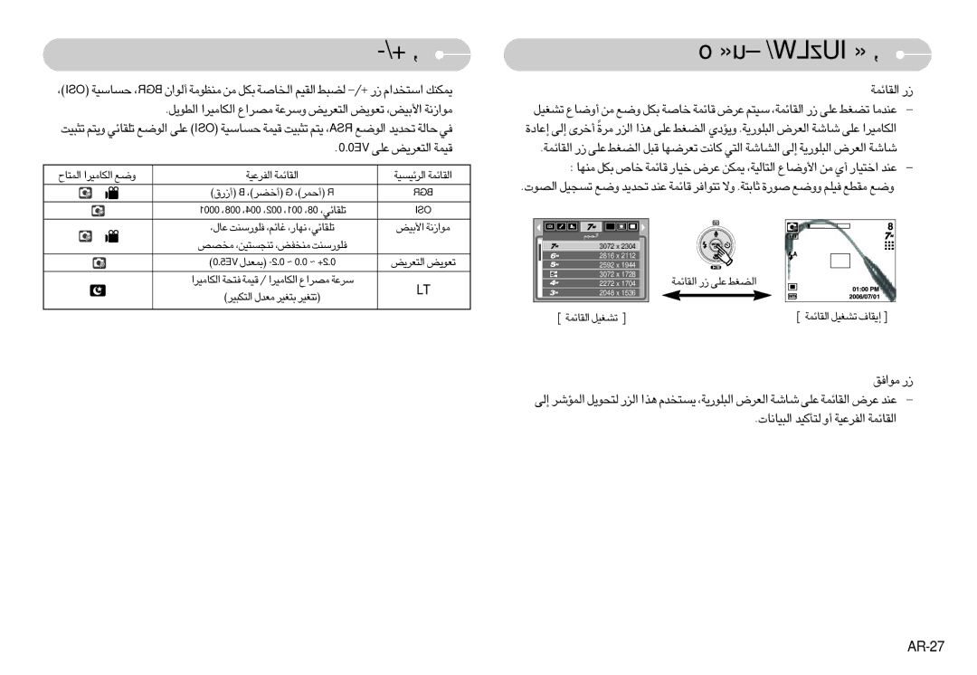 Samsung EC-NV3ZZSBA/TR, EC-NV3ZZSAA, EC-NV3ZZBBC/E2, EC-NV3ZZSBA/E1, EC-NV3ZZBBD/E1, EC-NV3ZZBAA +/ ¸, ±u«≠o «∞IUzLW/ ¸, AR-27 