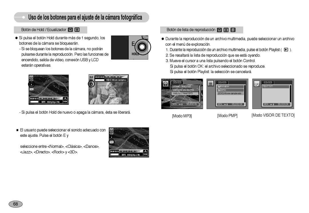 Samsung EC-NV3ZZBBA/AS, EC-NV3ZZSBA/E1, EC-NV3ZZBBD/E1, EC-NV3ZZSBA/DE, EC-NV3ZZBBA/SP manual 003/003 Heart Misty.mp3 Animation 