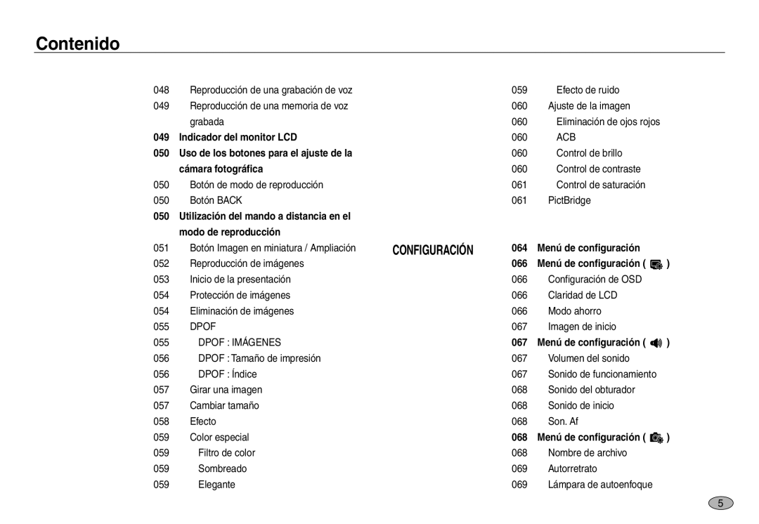 Samsung EC-NV40ZBBB/E1, EC-NV40ZBBA/FR, EC-NV40ZSDA/E3, EC-NV40ZBDA/E3, EC-NV40ZSBB/E1, EC-NV40ZSBA/E1 Acb, Dpof Imágenes 