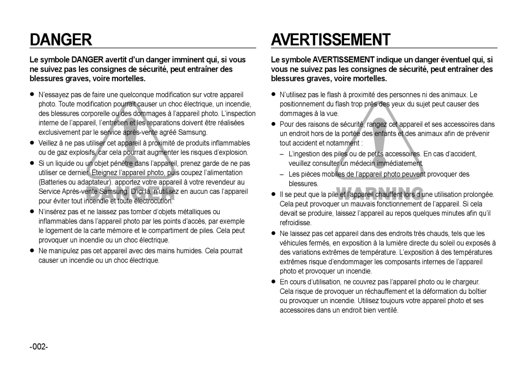 Samsung EC-NV4ZZBBA/FR, EC-NV4ZZPBA/FR manual Interne de l’appareil, Ervice après-vente agréé Samsung, Coupez l’alimentation 