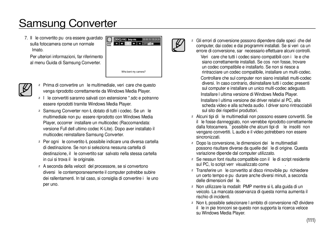 Samsung EC-NV4ZZSBB/E1, EC-NV4ZZSBA/E3, EC-NV4ZZPBA/E3, EC-NV4ZZTBB/E3, EC-NV4ZZBBA/E3, EC-NV4ZZTBE/E1, EC-NV4ZZPBA/IT manual 111 