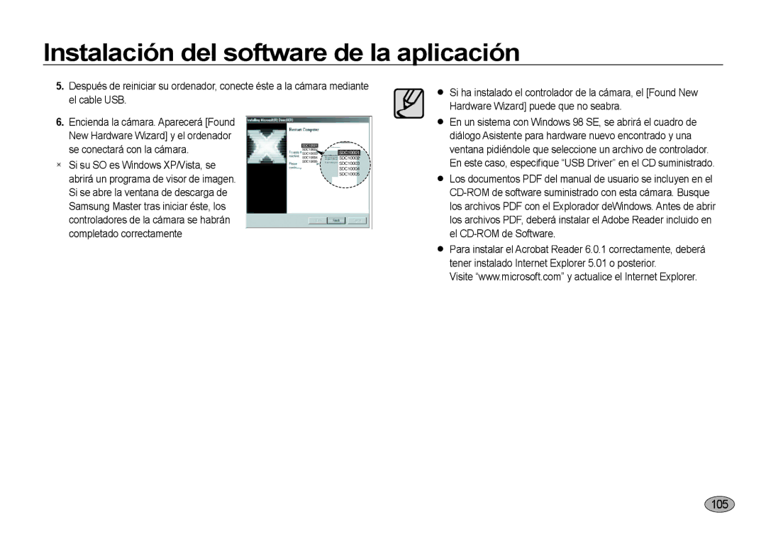 Samsung EC-NV4ZZBBA/E1, EC-NV4ZZSBA/E3, EC-NV4ZZPBA/E3, EC-NV4ZZTBB/E3, EC-NV4ZZBBA/E3 manual Se conectará con la cámara 