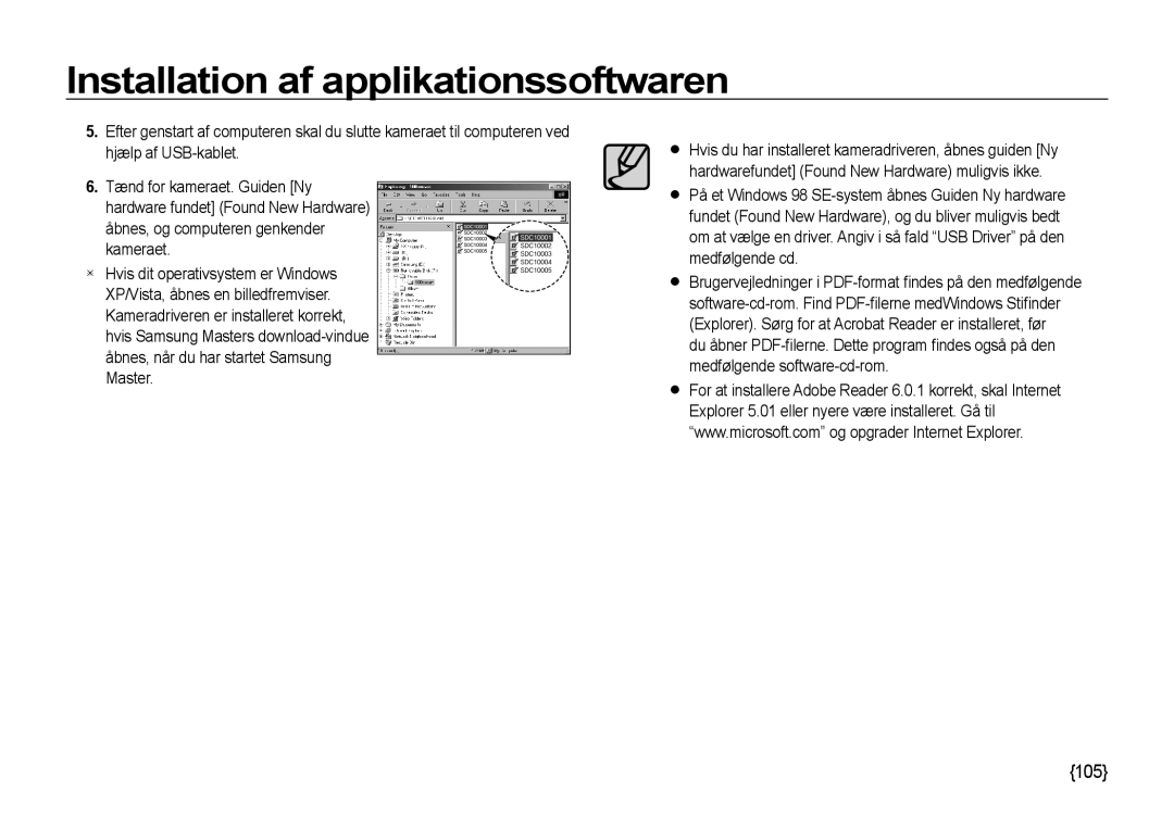 Samsung EC-NV4ZZPBA/E3, EC-NV4ZZSBA/E3, EC-NV4ZZTBB/E3, EC-NV4ZZBBA/E3, EC-NV4ZZBBA/E2 manual 105 