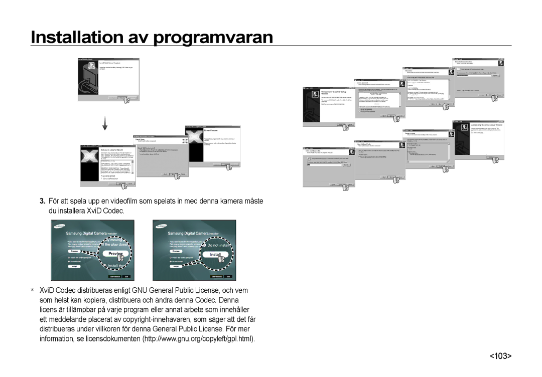 Samsung EC-NV4ZZBBA/E2, EC-NV4ZZSBA/E3, EC-NV4ZZPBA/E3, EC-NV4ZZTBB/E3, EC-NV4ZZBBA/E3 manual 103 