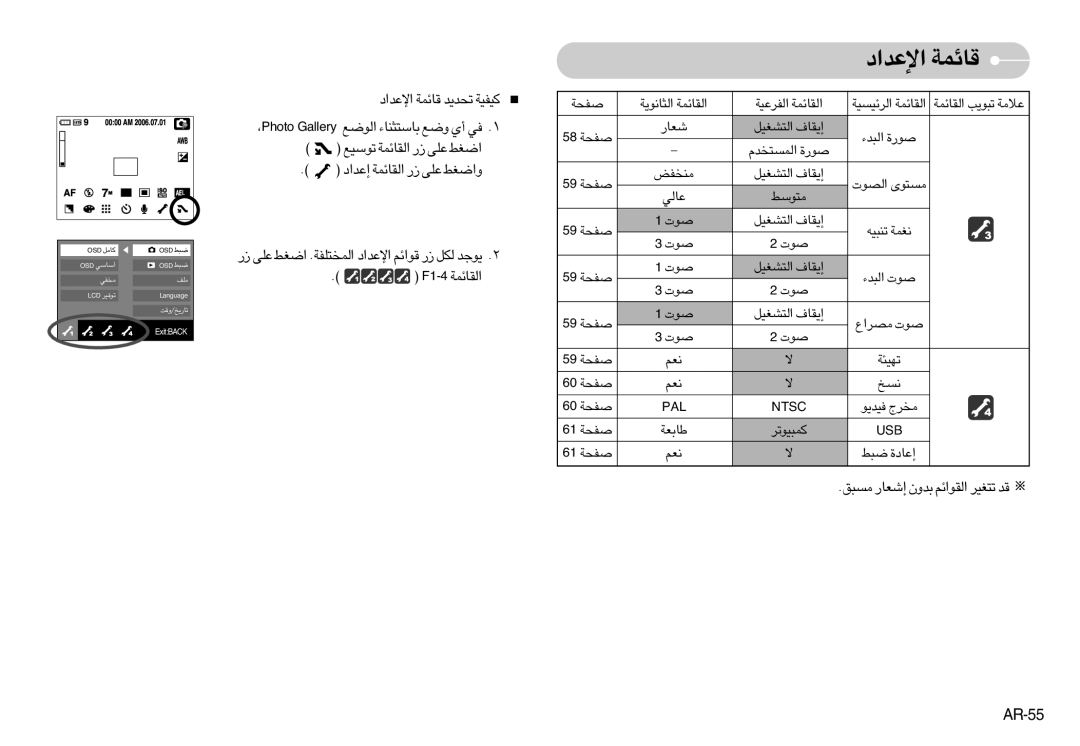 Samsung EC-NV7ZZBBA/AS, EC-NV7ZZBBJ/AS manual «ù´b«œ ÆUzLW, AR-55 