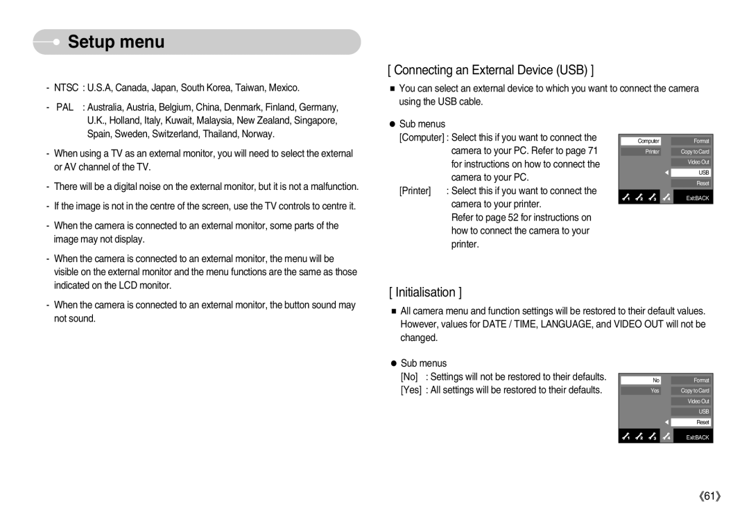 Samsung EC-NV7ZZBBB/RU manual Or AV channel of the TV, Image may not display, Indicated on the LCD monitor, Not sound 