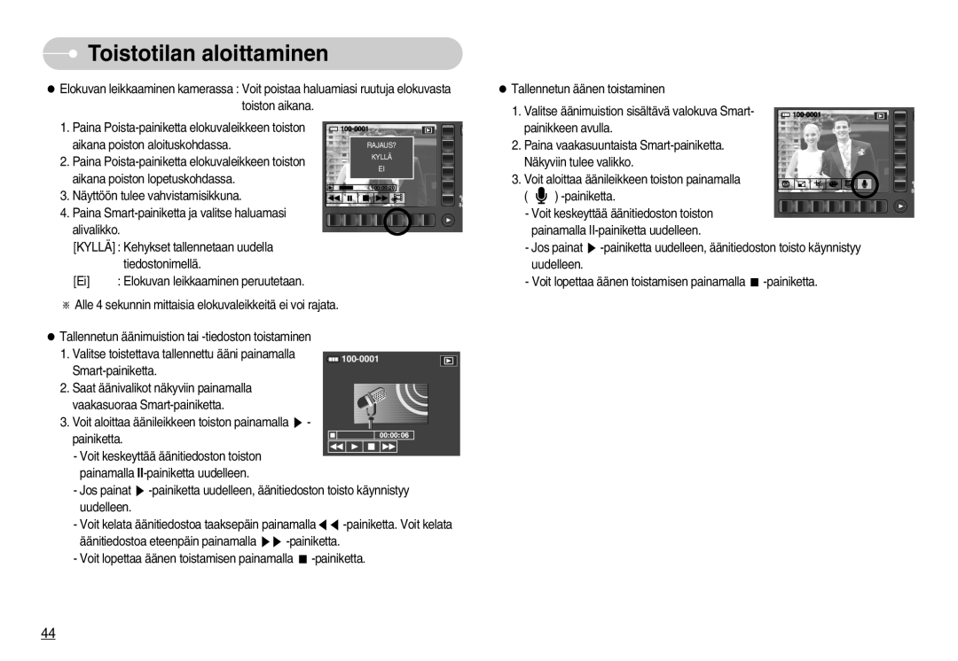 Samsung EC-NV7ZZBBB/E2, EC-NV7ZZBBC/DE, EC-NV7ZZBBA/FI, EC-NV7ZZBBC/E2 manual 100-0001 