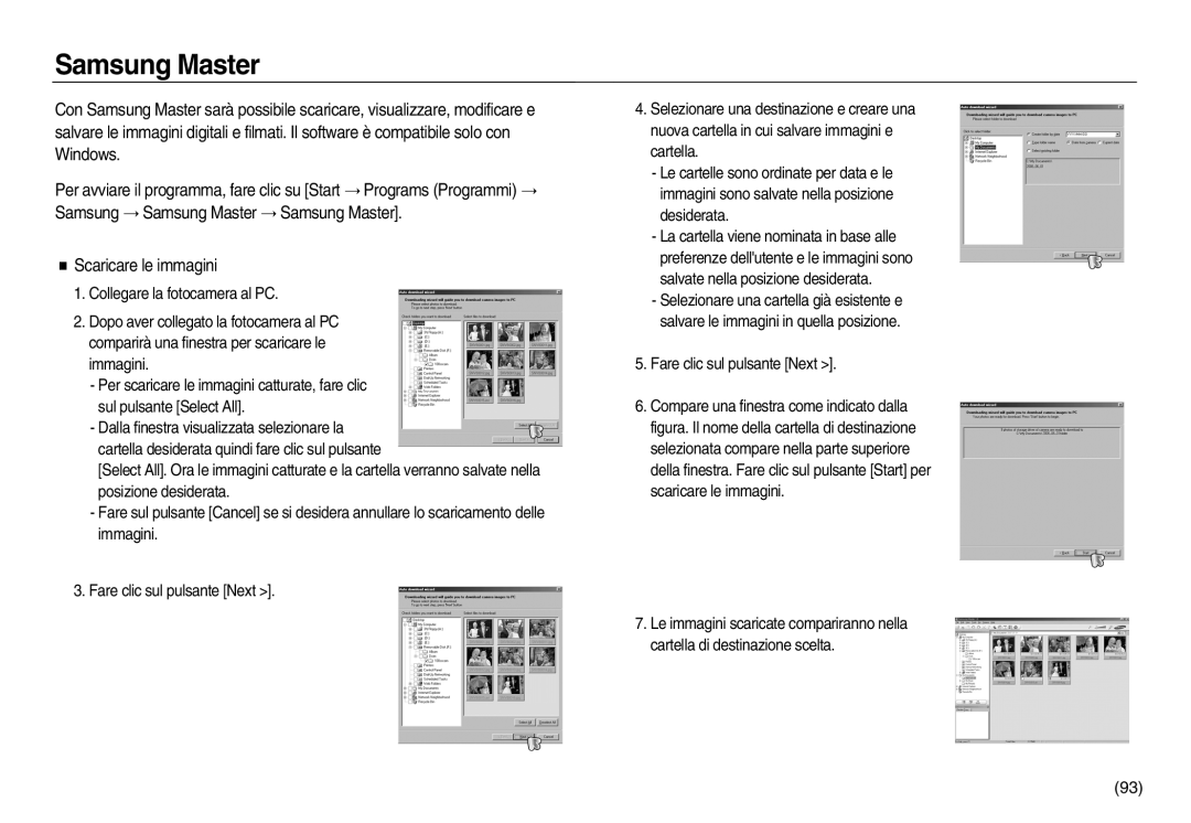 Samsung EC-NV8ZZSBA/IT, EC-NV8ZZBBA/E1, EC-NV8ZZSBA/E1, EC-NV8ZZSDA/E3, EC-NV8ZZBDA/E3, EC-NV8ZZBBA/IT manual Samsung Master 