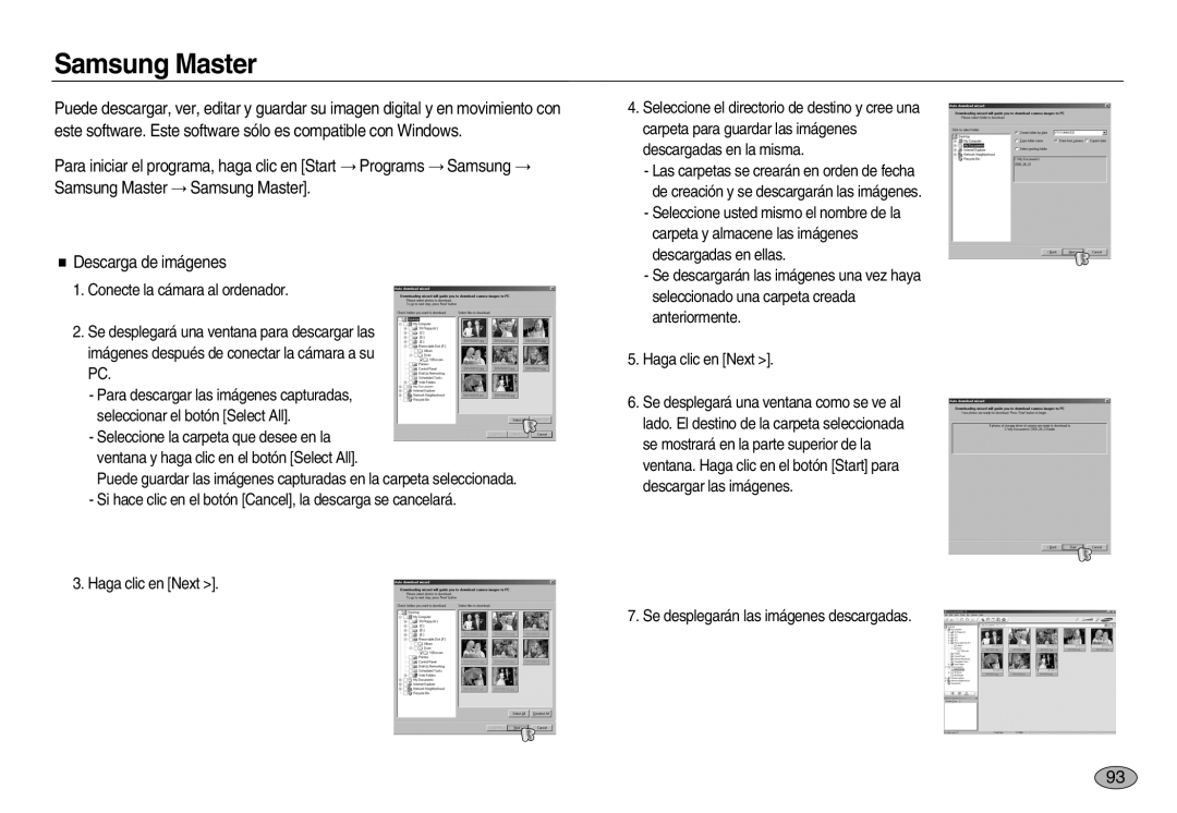 Samsung EC-NV8ZZSBA/AS, EC-NV8ZZBBA/E1, EC-NV8ZZSBA/E1, EC-NV8ZZSDA/E3, EC-NV8ZZBDA/E3, EC-NV8ZZRBA/E1 manual Samsung Master 