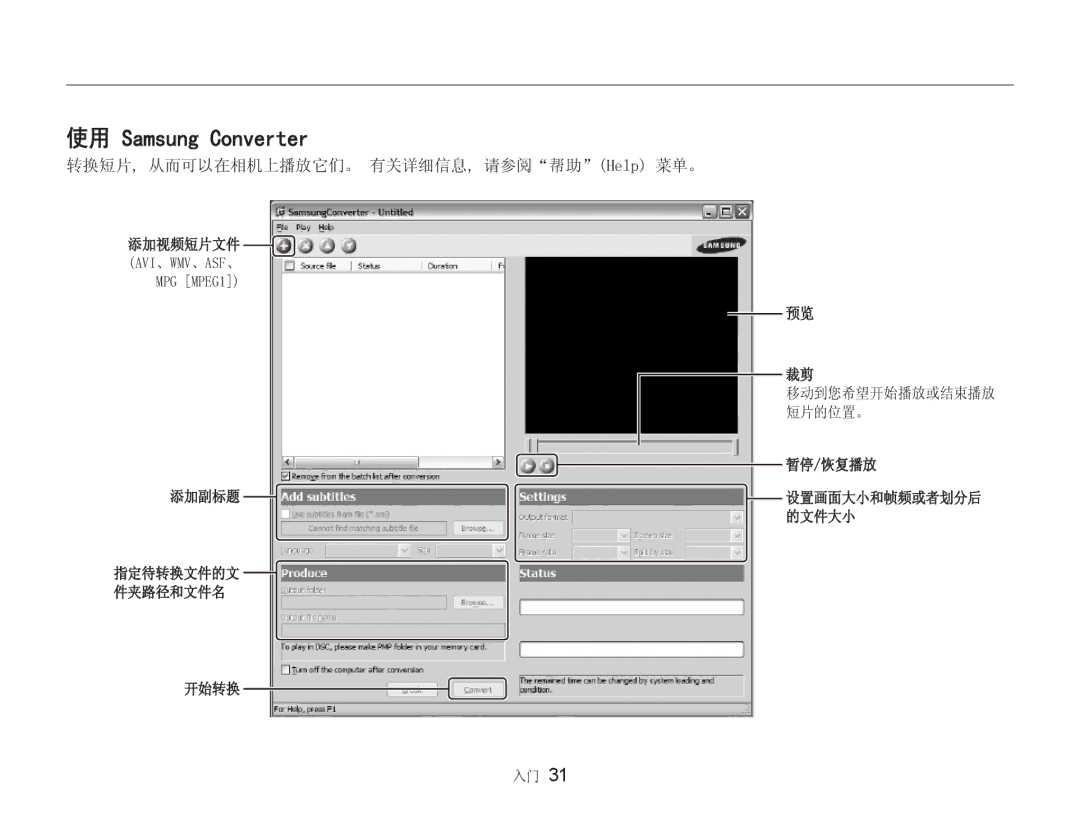 Samsung EC-NV9ZZBBA/E3, EC-NV9ZZSBB/IT, EC-NV9ZZSBA/E3 manual 6DPVXQJ&RQYHUWHU 