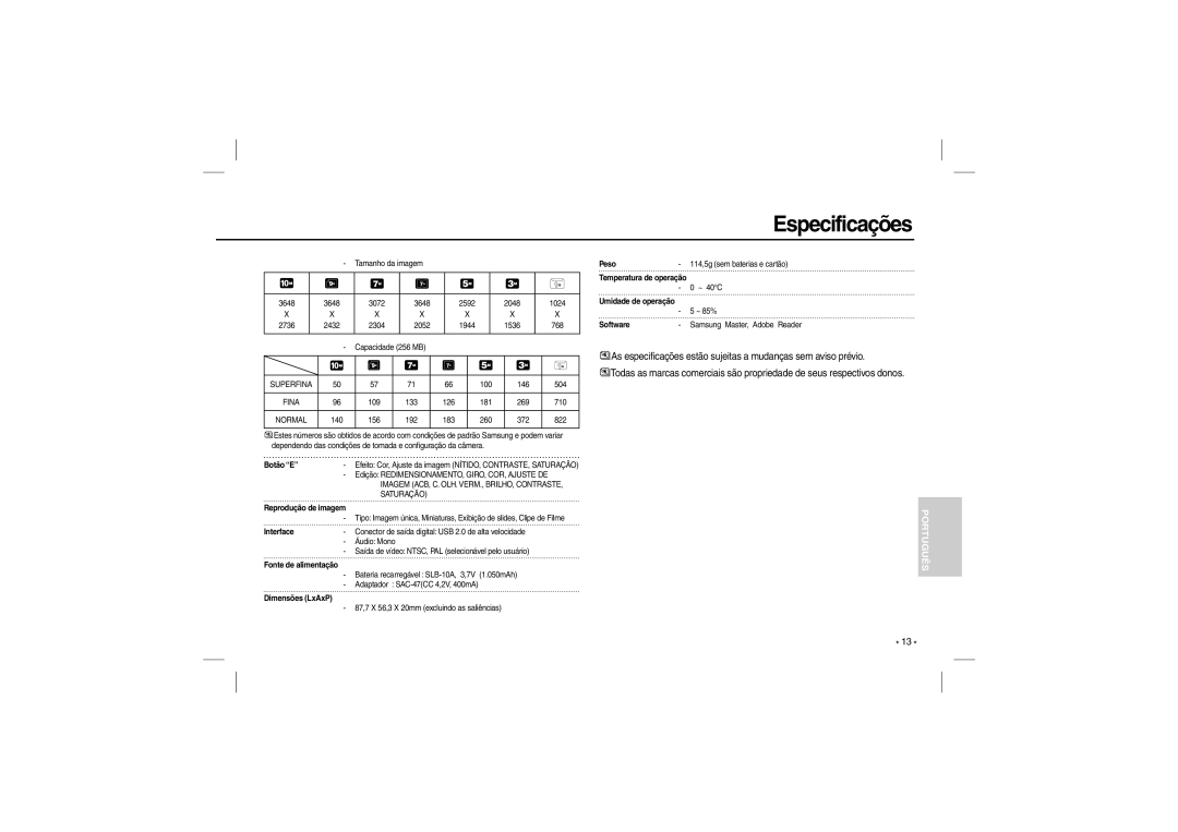 Samsung EC-P1000LBA/IT, EC-P1000BBA/IT, EC-P1000SBA/IT, EC-P1000PBA/IT, EC-P1000LBA/E1, EC-P1000SBA/E1 Reprodução de imagem 