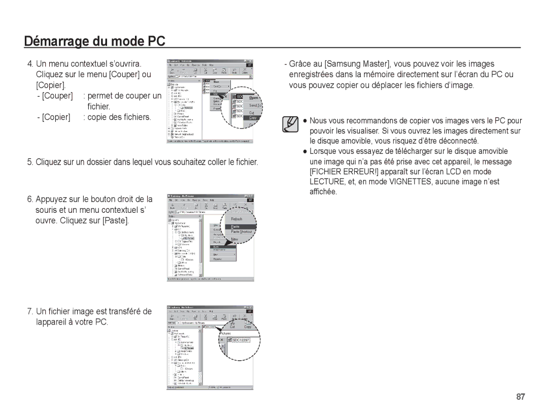 Samsung EC-P10ZZSBB/FR manual Copier 