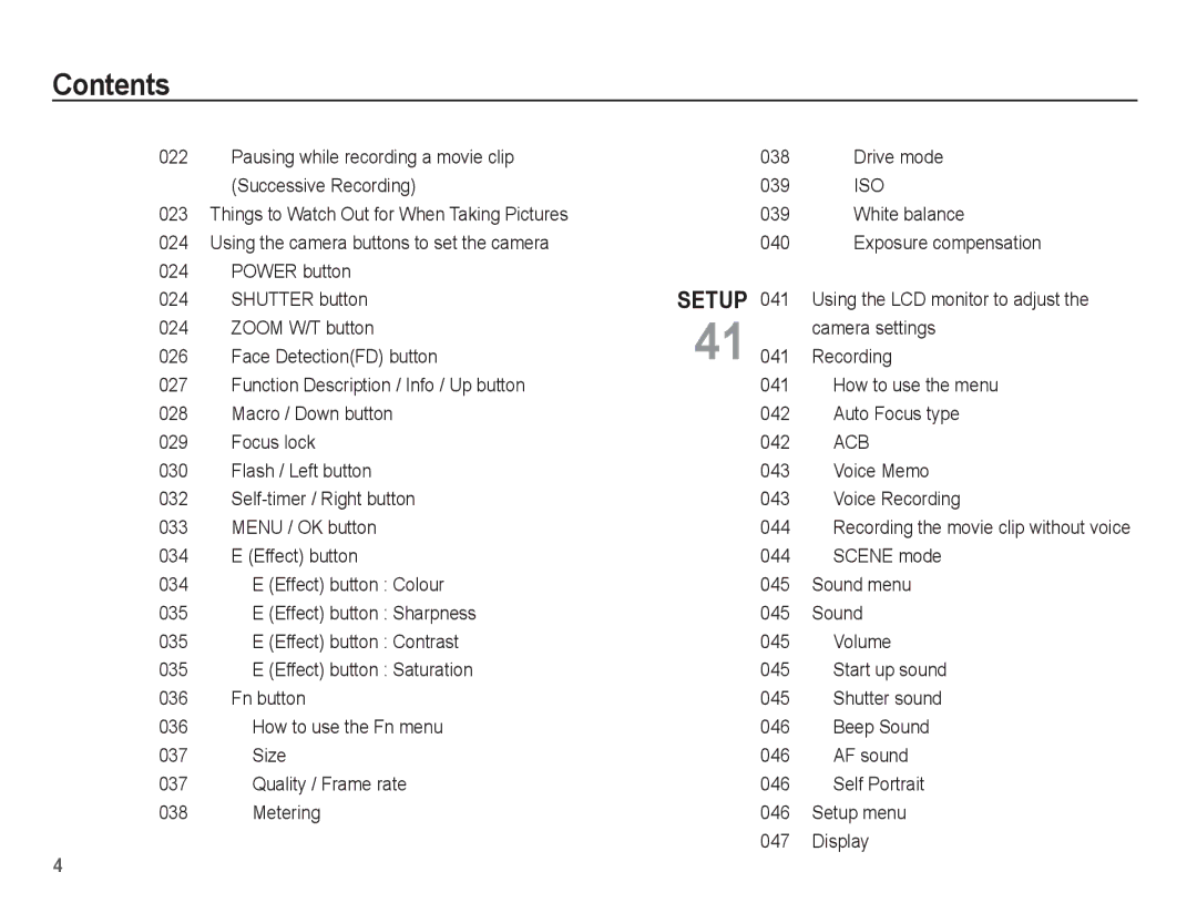 Samsung EC-P10ZZSBB/FR Power button, Shutter button, Zoom W/T button Camera settings, Face DetectionFD button Recording 