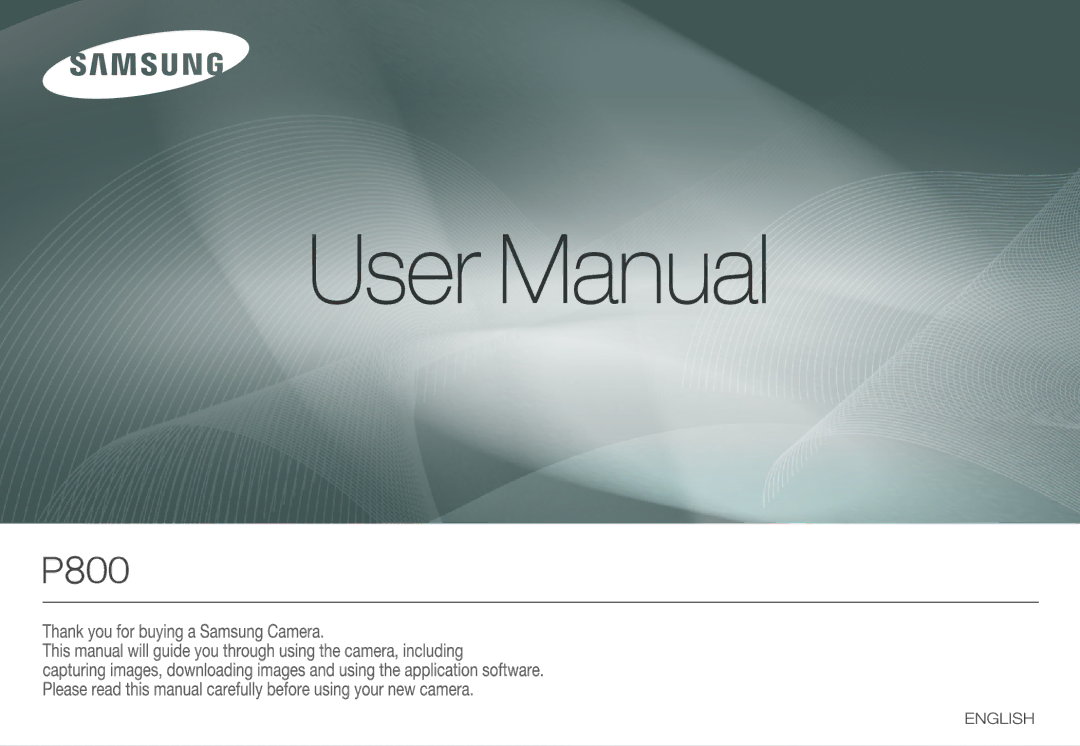 Samsung EC-P800ZPFAIT, EC-P800ZPFA/IT, EC-P800ZBBA/IT, EC-P800ZPBA/IT, EC-P800ZBFA/IT, EC-P800ZBHA/E1, EC-P800ZBBA/E1 manual 