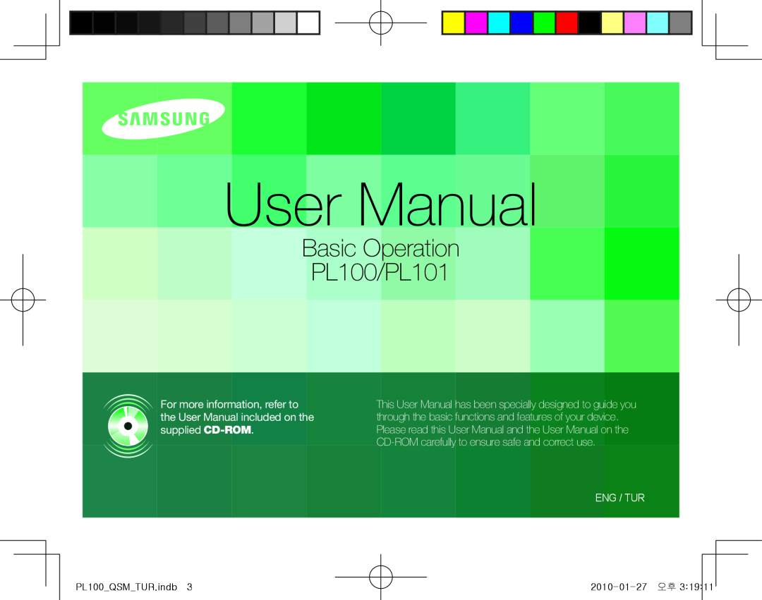 Samsung EC-PL100ZBPBZA, EC-PL100ZBPSE1 manual ﺪﯿﻨﮐ ﮏﯿﻠﮐ ﺕﺎﻋﻮﺿﻮﻣ ﺯﺍ ﯽﮑﯾ یﻭﺭ, User Manual, PL100/PL101, ﺪﻴﻨﮐ ﻪﻌﻟﺎﻄﻣ 